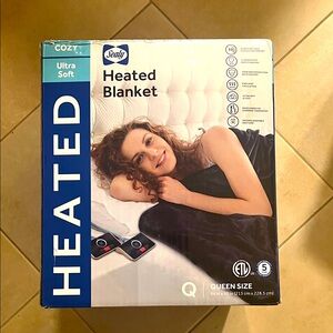 Sealy Ultra Soft Heated Blanket - Black